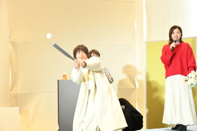 福田麻貴、八木勇征らフジ「婚活1000本ノック」制作発表会見（9枚目）