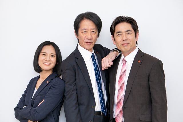 「相棒」ワールドに欠かせないトリオ！ - 左から篠原ゆき子、川原和久、山中崇史