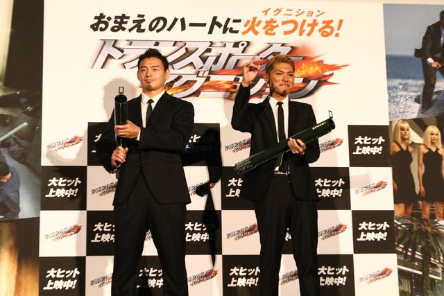 ラグビー・五郎丸歩選手、芸能イベント初登場！映画『トランスポーター　イグニション』イベントギャラリー（9枚目）
