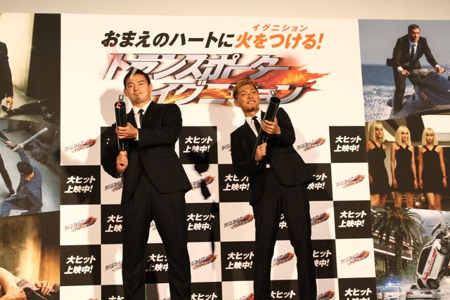 ラグビー・五郎丸歩選手、芸能イベント初登場！映画『トランスポーター　イグニション』イベントギャラリー（10枚目）