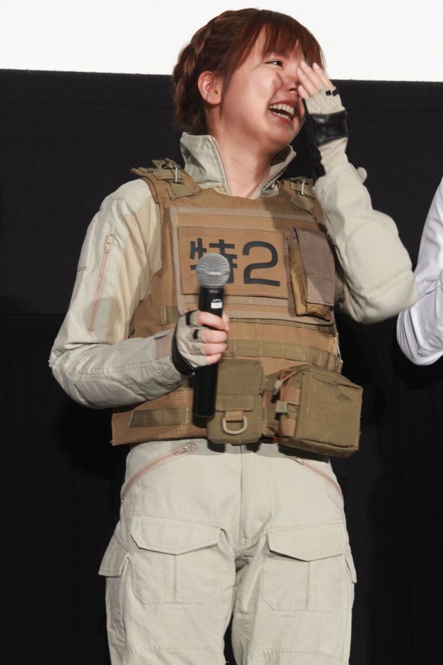 真野恵里菜が涙…『THE NEXT GENERATIONパトレイバー/第1章』初日舞台あいさつフォトギャラリー（12枚目）