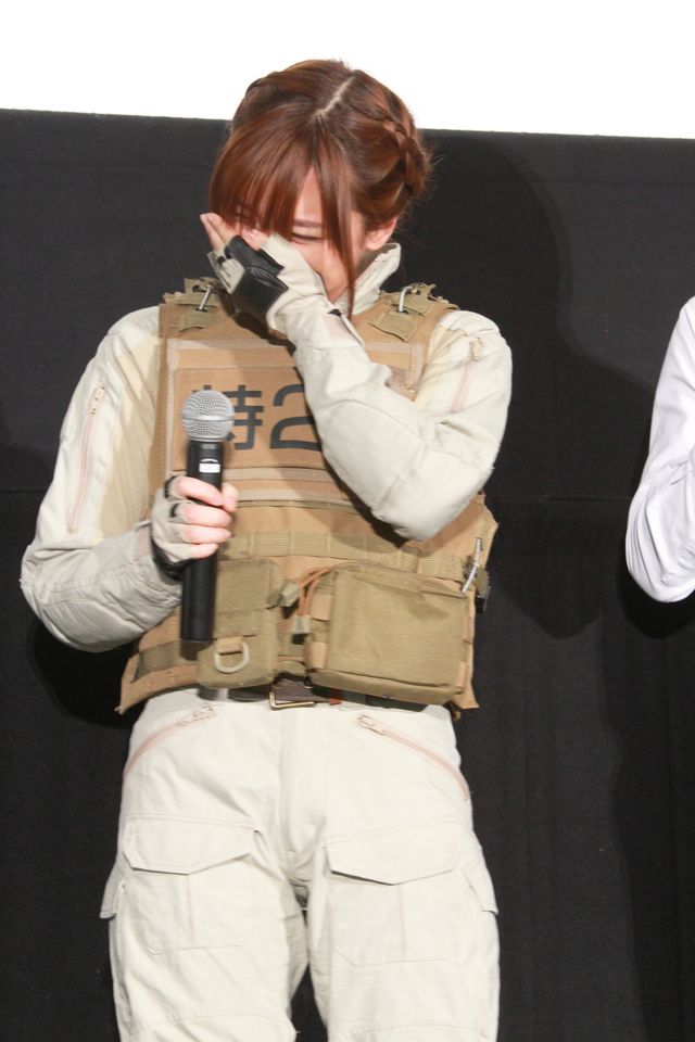 真野恵里菜が涙…『THE NEXT GENERATIONパトレイバー/第1章』初日舞台あいさつフォトギャラリー（14枚目）