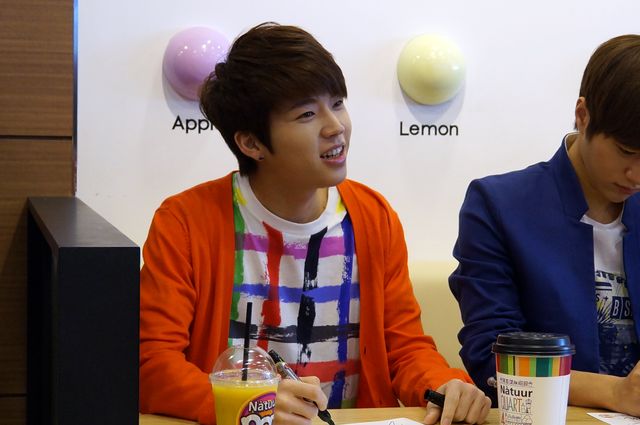 INFINITE、Natuur POP専属モデルファンミーティング「INFINITEアイスクリーム甘い」＜韓国JPICTURES＞（8枚目）