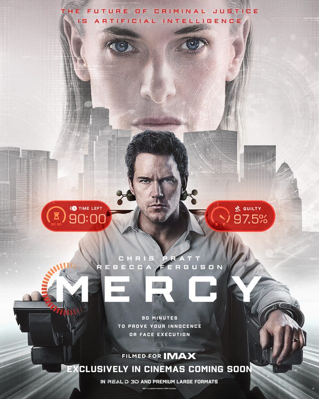 『MERCY/マーシー AI裁判』US版ポスター