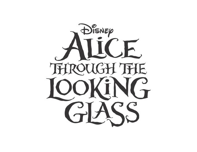 時をかけるアリス - 『アリス・スルー・ザ・ルッキング・グラス（原題）』ロゴ
