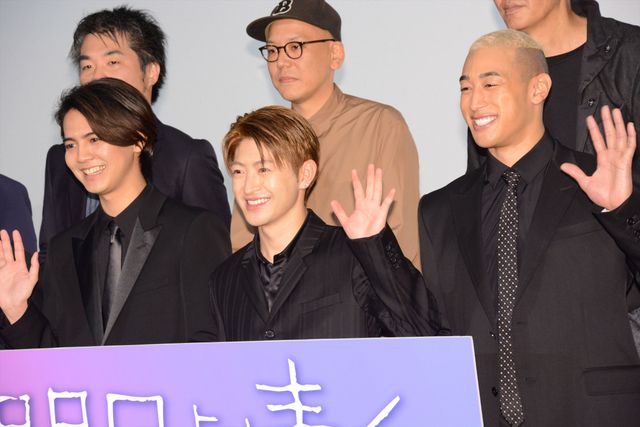 GENERATIONS登壇！『昨日より赤く明日より青く-CINEMA FIGHTERS project-』公開記念舞台あいさつ（2枚目）