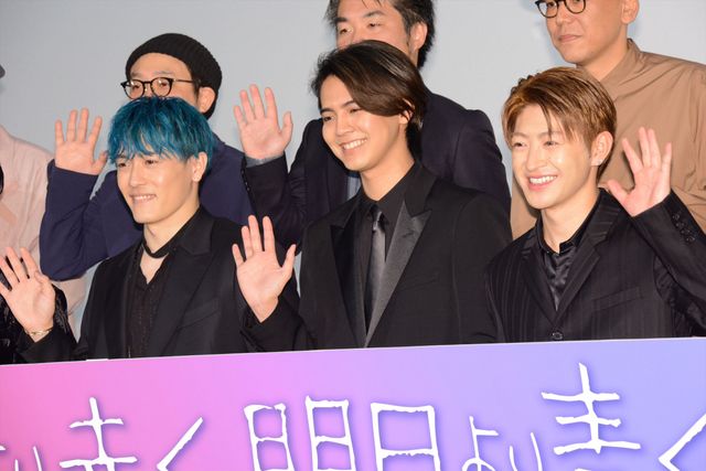 GENERATIONS登壇！『昨日より赤く明日より青く-CINEMA FIGHTERS project-』公開記念舞台あいさつ（10枚目）
