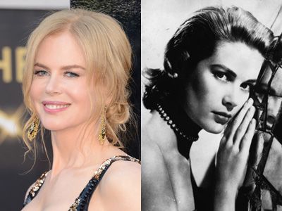 ニコール・キッドマンと、彼女が演じる往年の大女優グレイス・ケリー