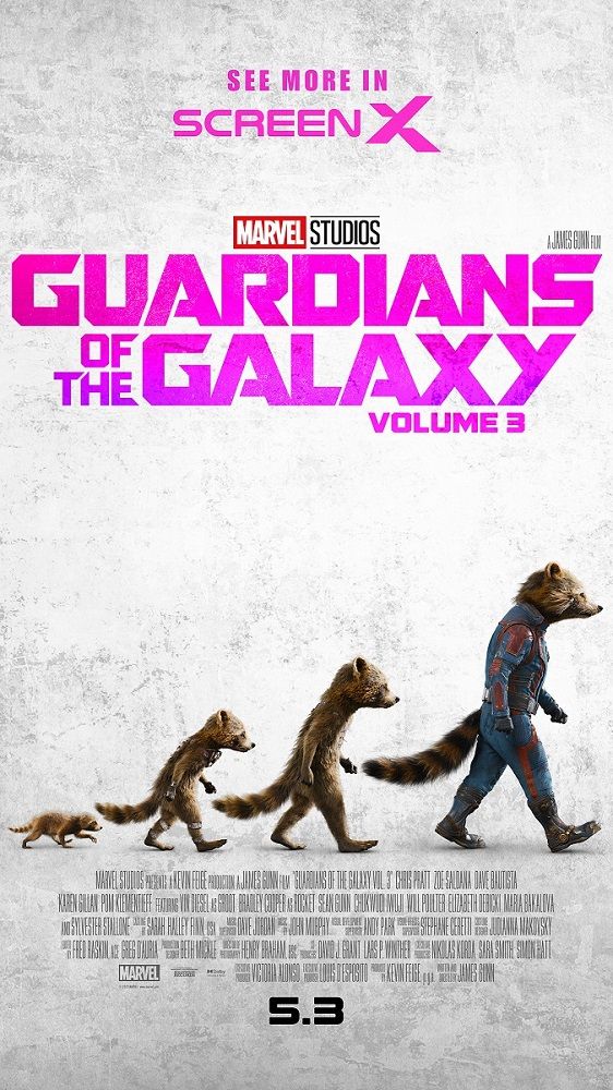『ガーディアンズ・オブ・ギャラクシー：VOLUME 3』ラージフォーマット版ポスタービジュアル（全4枚）（4枚目）