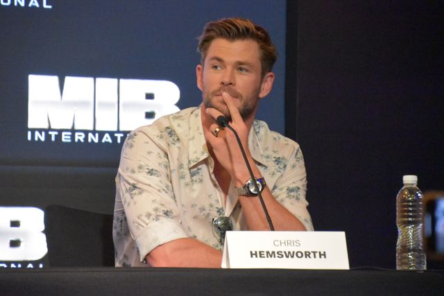 クリス・ヘムズワース『メン・イン・ブラック：インターナショナル』公式会見inバリ（2枚目）