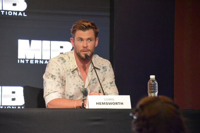 クリス・ヘムズワース『メン・イン・ブラック：インターナショナル』公式会見inバリ（4枚目）