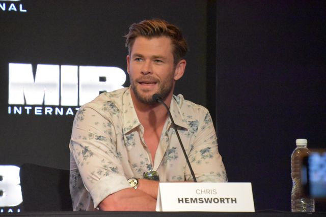 クリス・ヘムズワース『メン・イン・ブラック：インターナショナル』公式会見inバリ（5枚目）