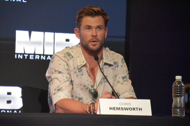 クリス・ヘムズワース『メン・イン・ブラック：インターナショナル』公式会見inバリ（6枚目）