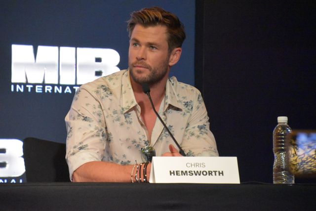 クリス・ヘムズワース『メン・イン・ブラック：インターナショナル』公式会見inバリ（7枚目）