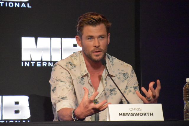 クリス・ヘムズワース『メン・イン・ブラック：インターナショナル』公式会見inバリ（8枚目）