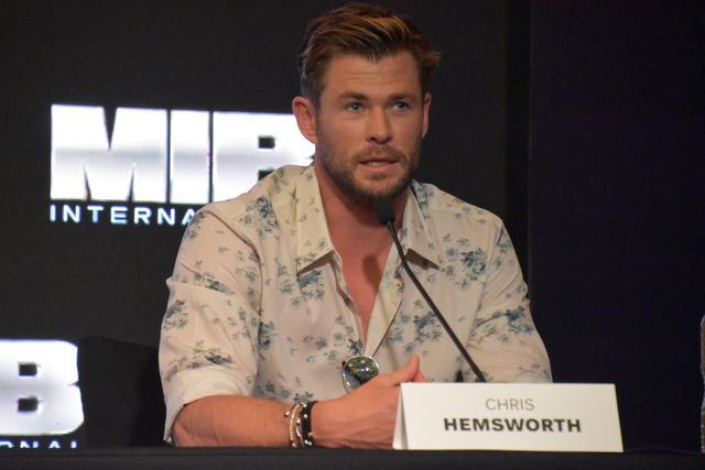 クリス・ヘムズワース『メン・イン・ブラック：インターナショナル』公式会見inバリ（9枚目）