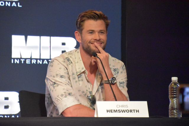 クリス・ヘムズワース『メン・イン・ブラック：インターナショナル』公式会見inバリ（10枚目）
