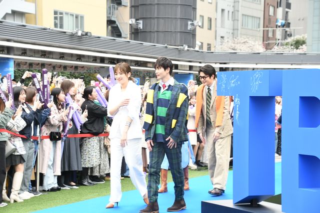 TBS4月期連ドラ3作品のキャストが集結！ブルーカーペット＆合同会見（11枚目）