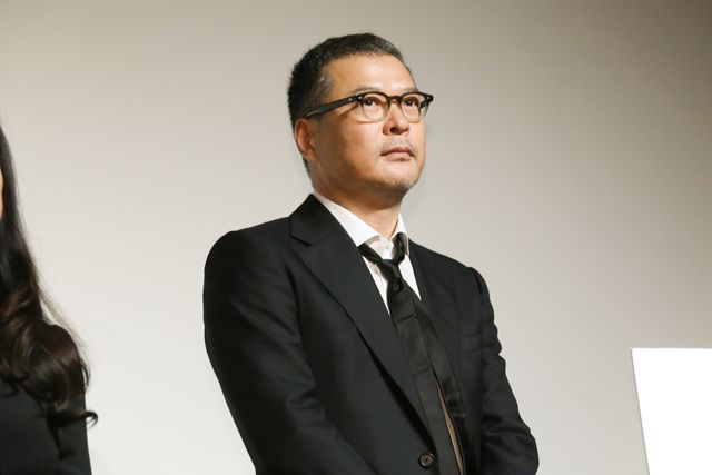 永作博美、黒い衣装で登壇「連続ドラマW 沈黙法廷」完成披露試写会（2枚目）