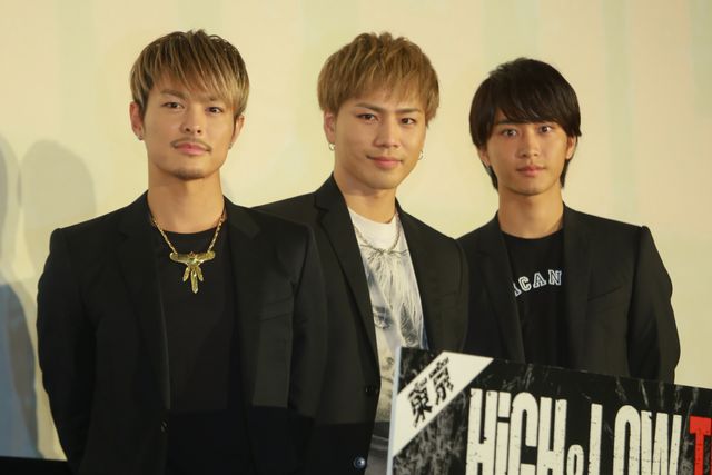 TAKAHIRO「家族以上にずっと登坂と毎日過ごした」『HiGH&LOW』初日舞台あいさつフォトギャラリー（10枚目）