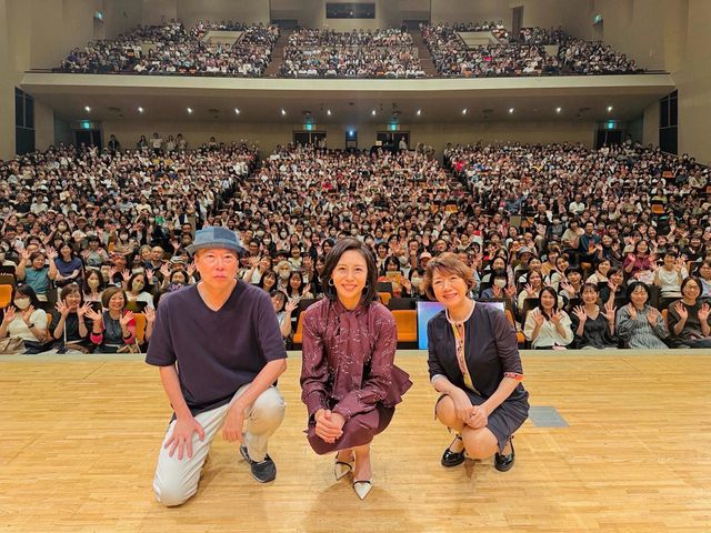 チーフ演出の柳川強、登美子役・松嶋菜々子、脚本・中園ミホ