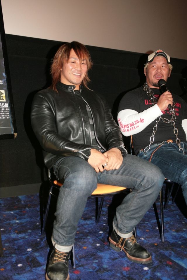 映画『ワールドプロレスリング3D 第6弾 1.4東京ドーム 2013』舞台あいさつギャラリー（2枚目）