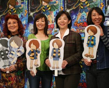 写真左から野沢雅子、戸田恵子、松岡洋子、高山みなみ