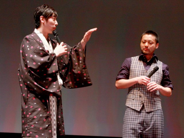 映画『らくごえいが』初日舞台あいさつ（3枚目）