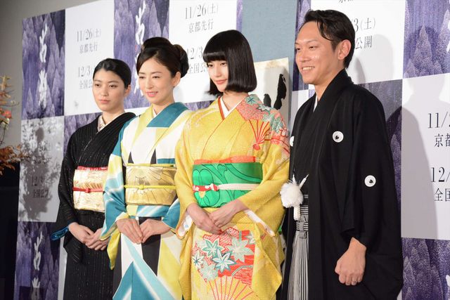 まさに美の競演！松雪泰子×橋本愛×成海璃子『古都』完成披露上映会 ギャラリー（4枚目）