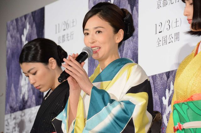 まさに美の競演！松雪泰子×橋本愛×成海璃子『古都』完成披露上映会 ギャラリー（7枚目）