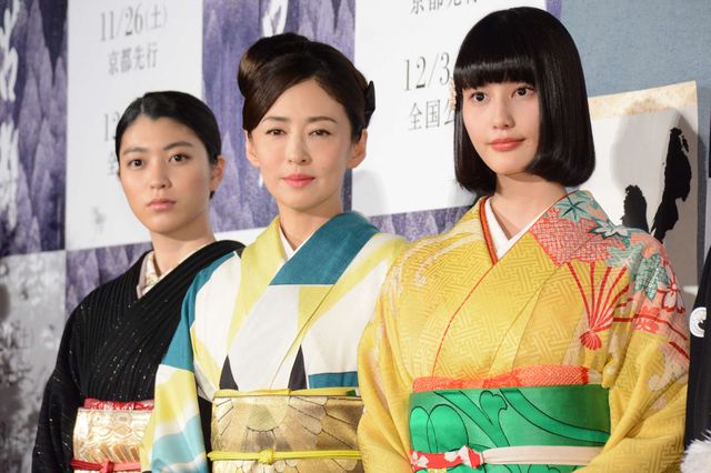 まさに美の競演！松雪泰子×橋本愛×成海璃子『古都』完成披露上映会 ギャラリー（14枚目）
