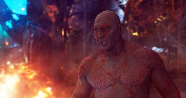 映画『ガーディアンズ・オブ・ギャラクシー』シリーズでのデイヴ・バウティスタ