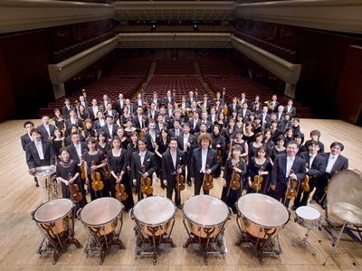 演奏を担当する新日本フィルハーモニー交響楽団