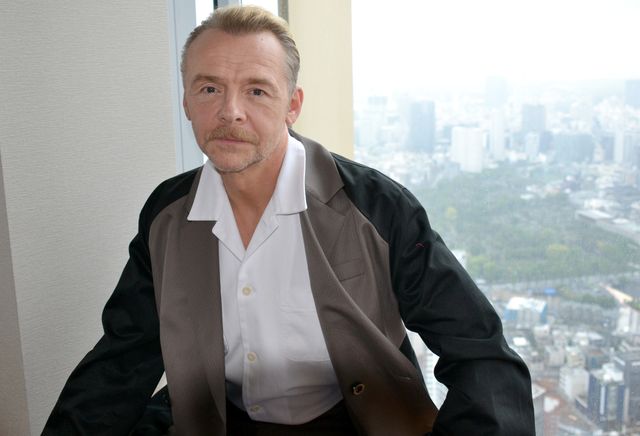 来日時のサイモン・ペッグ