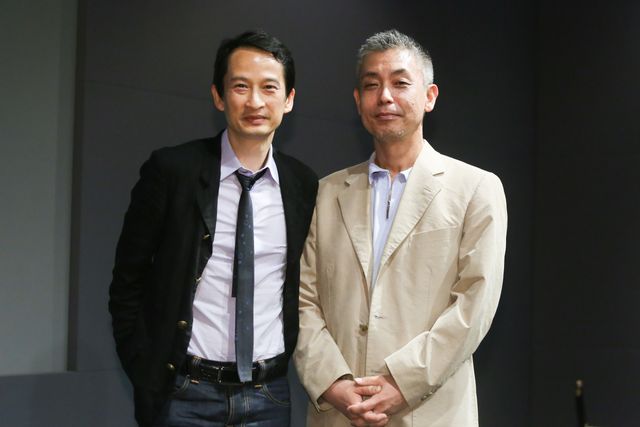 創作の哲学について語り合ったトラン・アン・ユン監督（左）、橋口亮輔監督