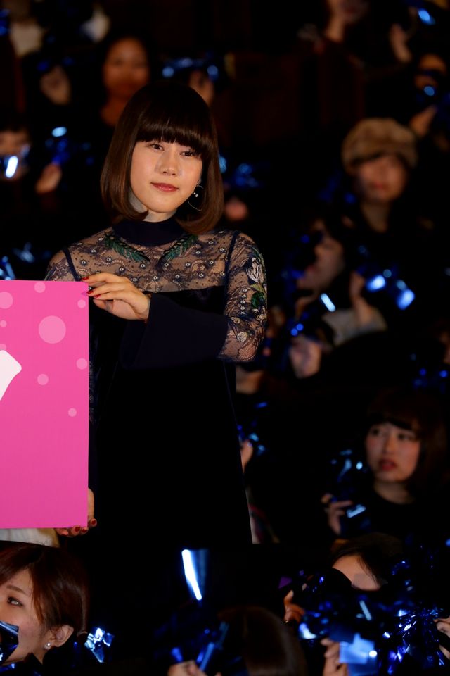 見つめ合う小松菜奈と菅田将暉がカワイイ！『溺れるナイフ』初日舞台あいさつ（10枚目）