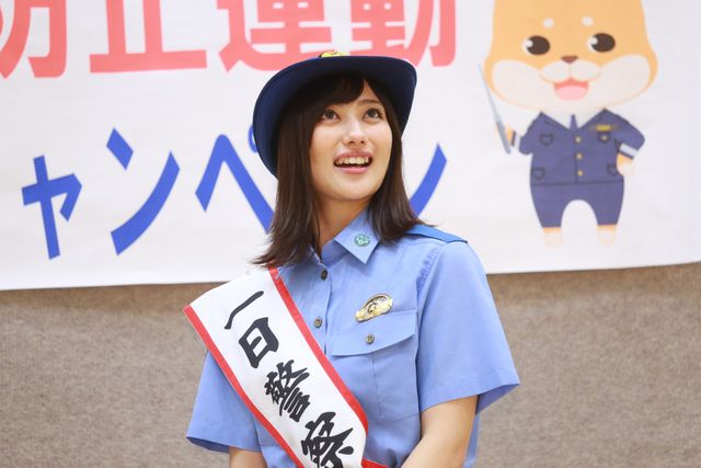 奥山かずさ登場！「夏の交通事故防止運動・振り込め詐欺撲滅キャンペーン」イベント（5枚目）