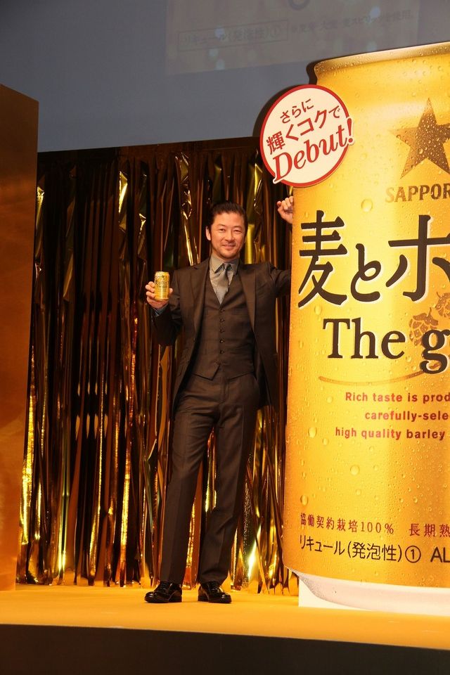 V6岡田准一と浅野忠信がCMで共演！発表会フォトギャラリー（9枚目）