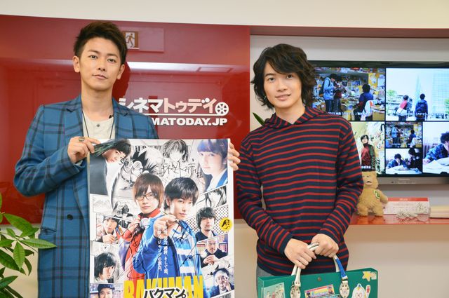 『バクマン。』佐藤健＆神木隆之介がシネマトゥデイに来社！フォトギャラリー：フォトギャラリー