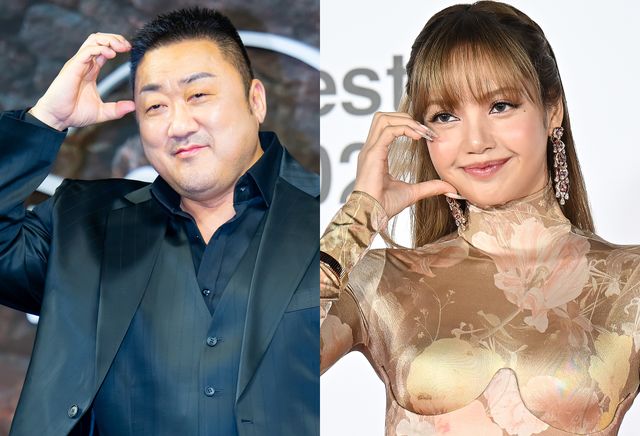 マ・ドンソク＆BLACKPINKリサ