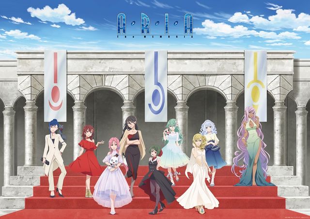 『ARIA』灯里たちがドレスアップ！展覧会「ARIA The MEMORIA ～ネオ・ヴェネツィア国際映画祭～」イラスト：フォトギャラリー