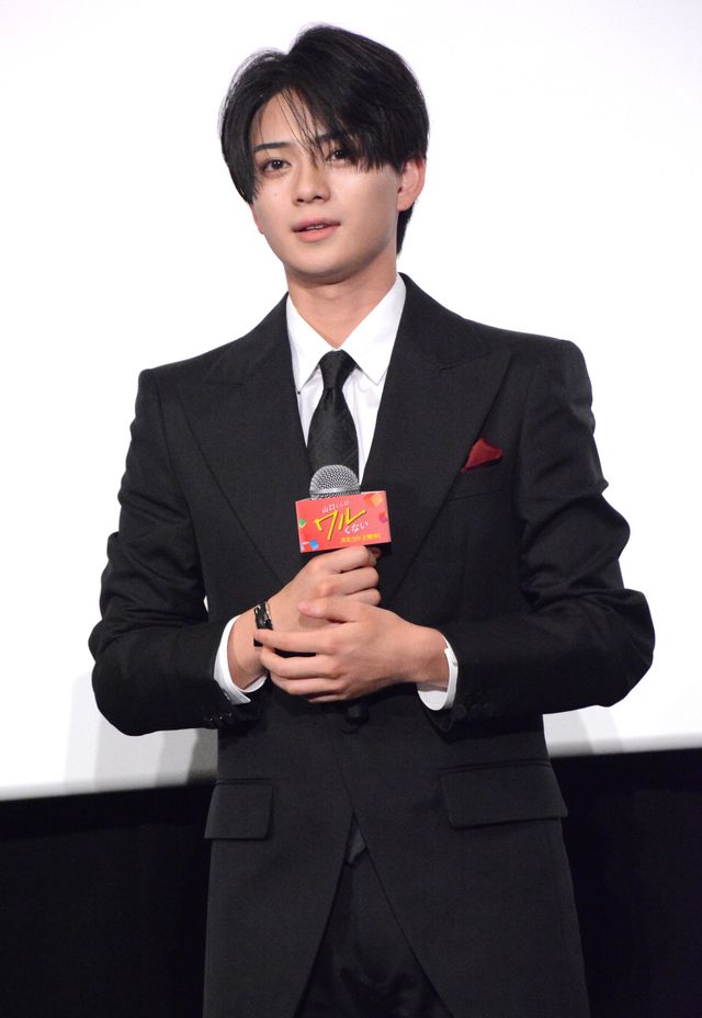 高橋恭平（なにわ男子）、高橋ひかる・岩瀬洋志と登壇『山口くんはワルくない』舞台挨拶＜全身あり＞（10枚目）