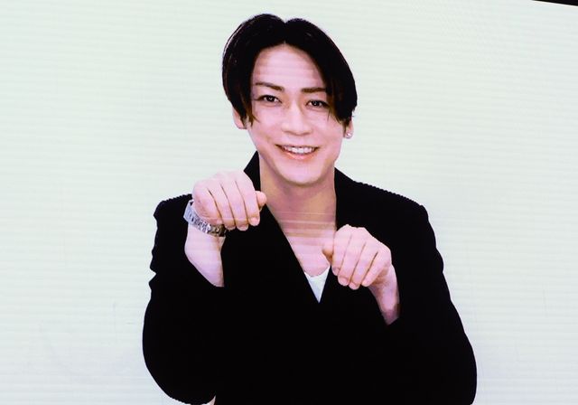 ビデオメッセージを寄せた亀梨和也