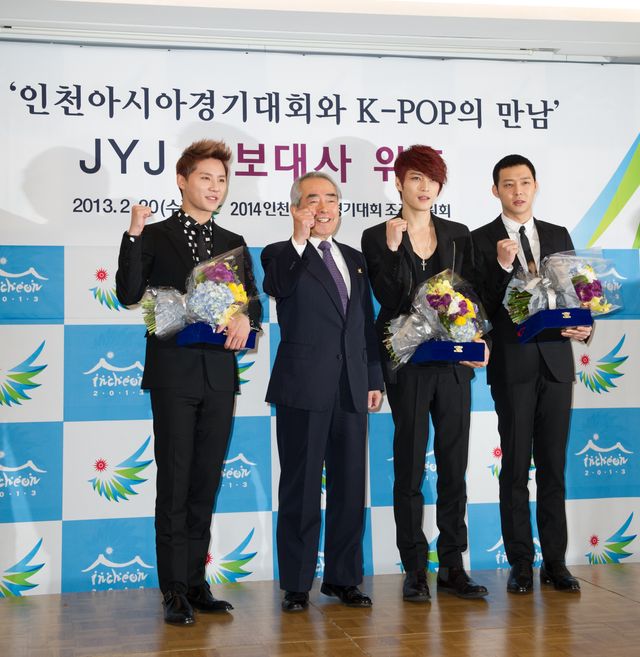 JYJが「2014 仁川アジア競技大会」広報大使に任命！＜韓国JPICTURES＞：フォトギャラリー