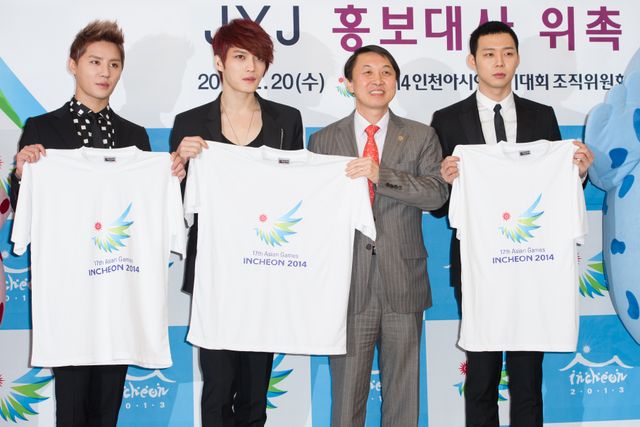 JYJが「2014 仁川アジア競技大会」広報大使に任命！＜韓国JPICTURES＞（4枚目）