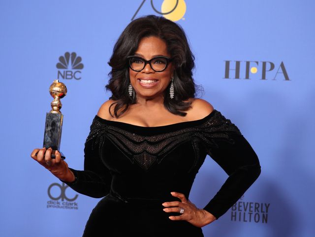 1月9日、米女優オプラ・ウィンフリーさん(写真)は、2020年の大統領選出馬に「興味をそそられている」が、現時点では出馬を検討していないという。親友のテレビ司会者、ゲール・キングさんが明らかにした。写真は8日撮影