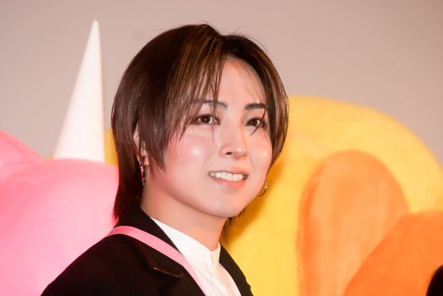 松田元太＆水上恒司＆高石あかり、らいおんくんたちに囲まれ笑顔！『たべっ子どうぶつ THE MOVIE』完成披露試写会（4枚目）