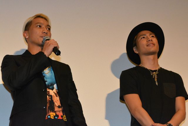 三代目JSB・登坂広臣＆劇団EXILE・野替愁平、仲良く舞台あいさつ！フォトギャラリー（7枚目）