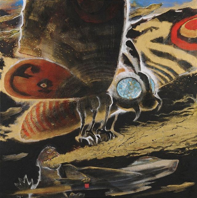 日本画家・村上裕二が『ゴジラ』を描く！（3枚目）