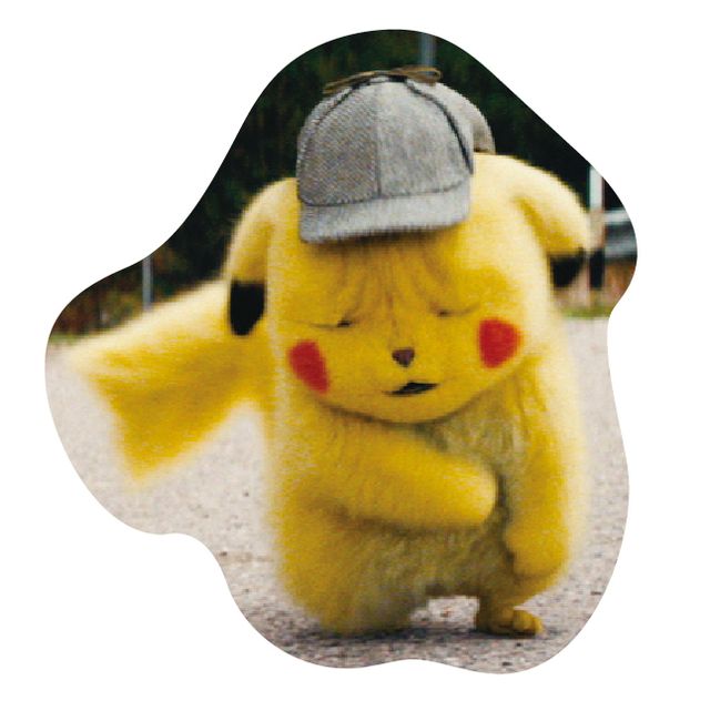 しわしわピカチュウステッカー（2枚目）